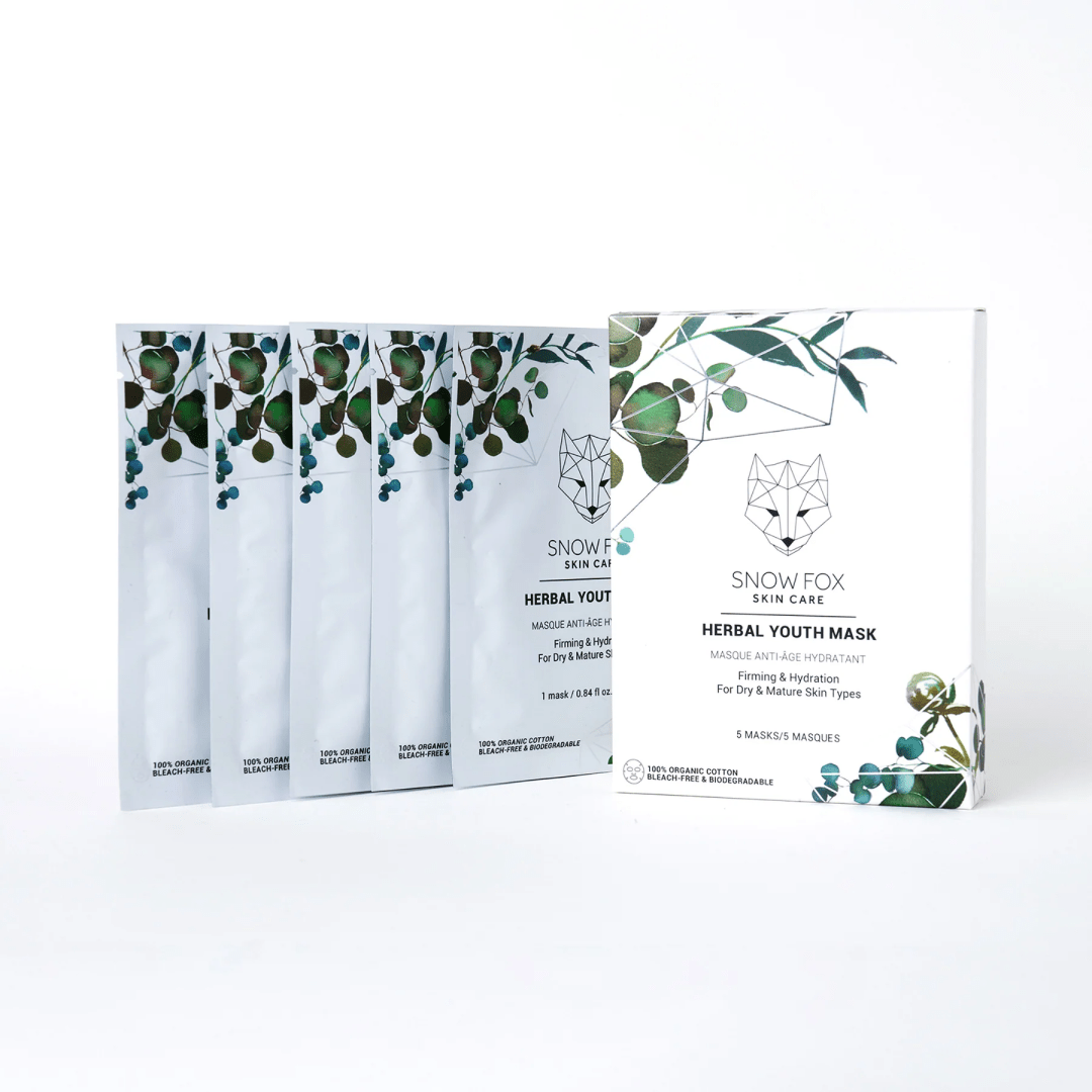 ハーバルユース マスク シートマスク 植物性 乾燥肌 SNOW FOX SKINCARE