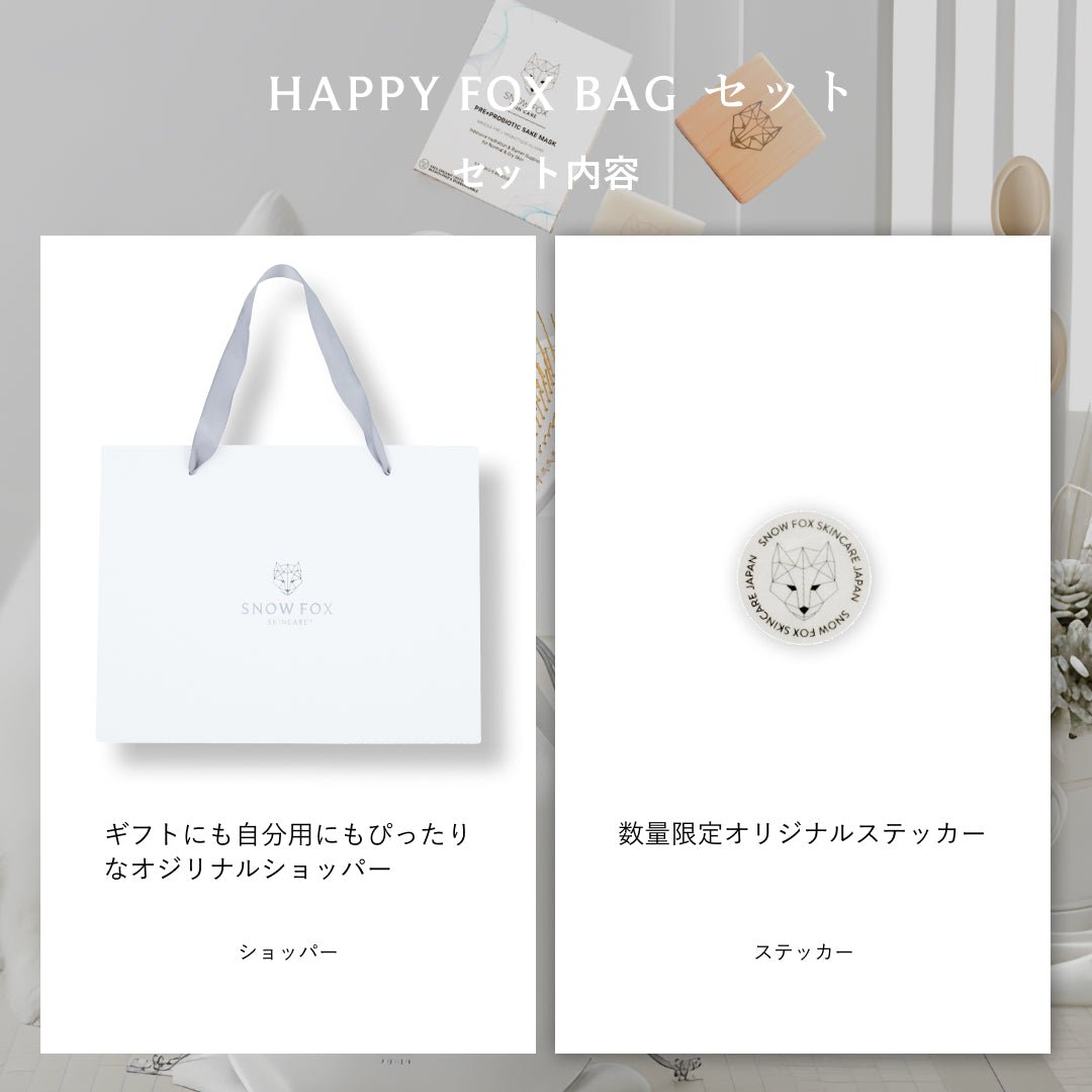 【1月7日発送予定】HAPPY FOX BAG White Edition_SFHBWESET