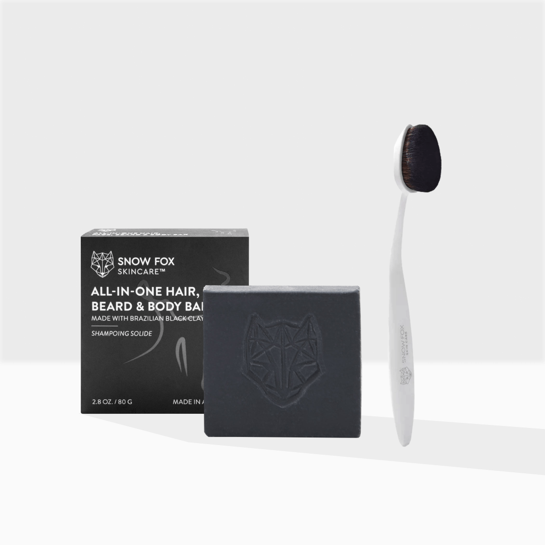 ブラッククレイ オールインワン シャンプー バー (80g) 汚れ落ち毛穴ケア◎_SFBBCVGSBSET