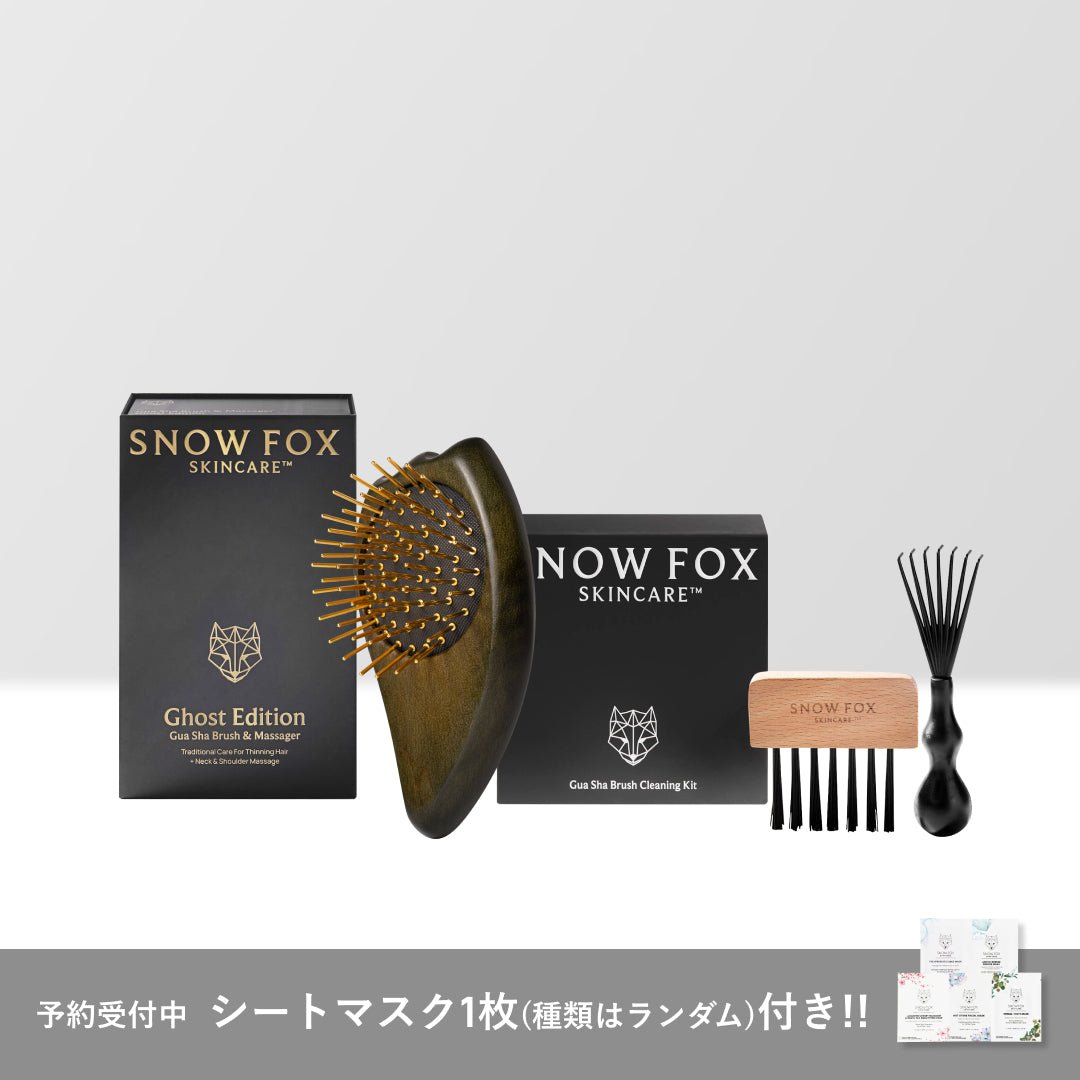 【12月中旬以降発送予定】プレミアム FOX カッサ ゴースト ヘアブラシ_SFGGSHRB