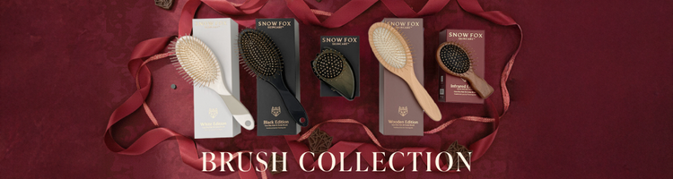 プレミアム FOX カッサ ウッド ミニハート ヘアブラシSNOW FOX プレミアム FOX カッサ ウッド ミニハート ヘアブラシSNOW FOX