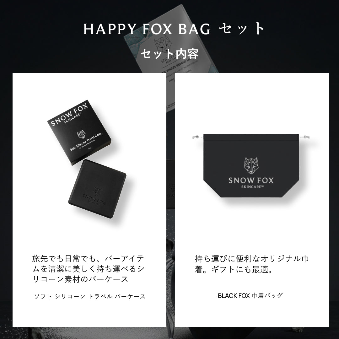 【1月7日発送予定】HAPPY FOX BAG Black Edition_SFHBBESET