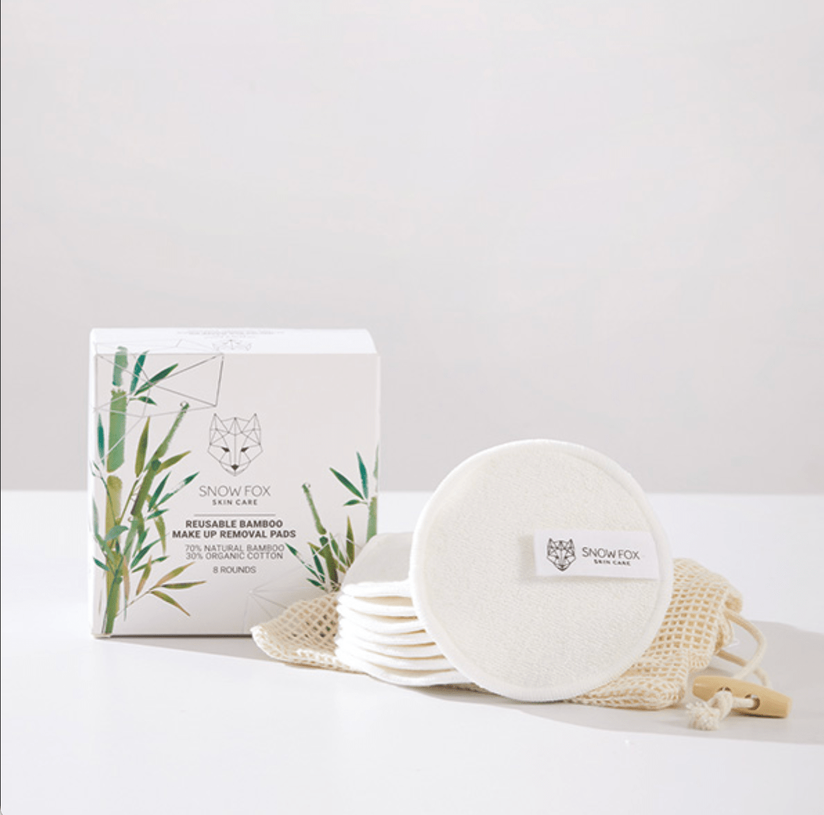 メイクアップ リムーバル パッド (バンブー) 1箱8枚入り_SFRBMURP8
