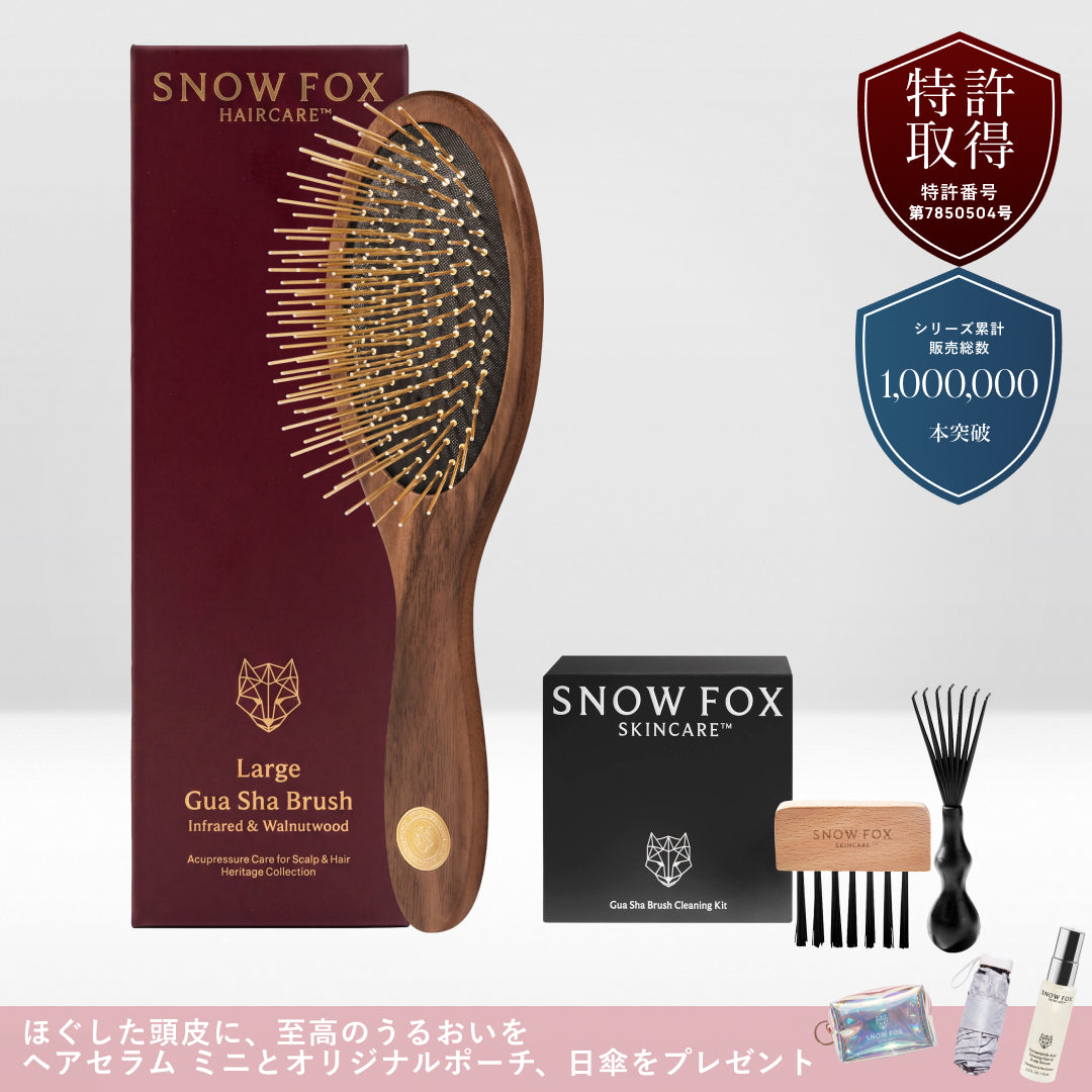 【広告限定プレゼント】プレミアム FOX カッサ 遠赤外線 ヘアブラシ