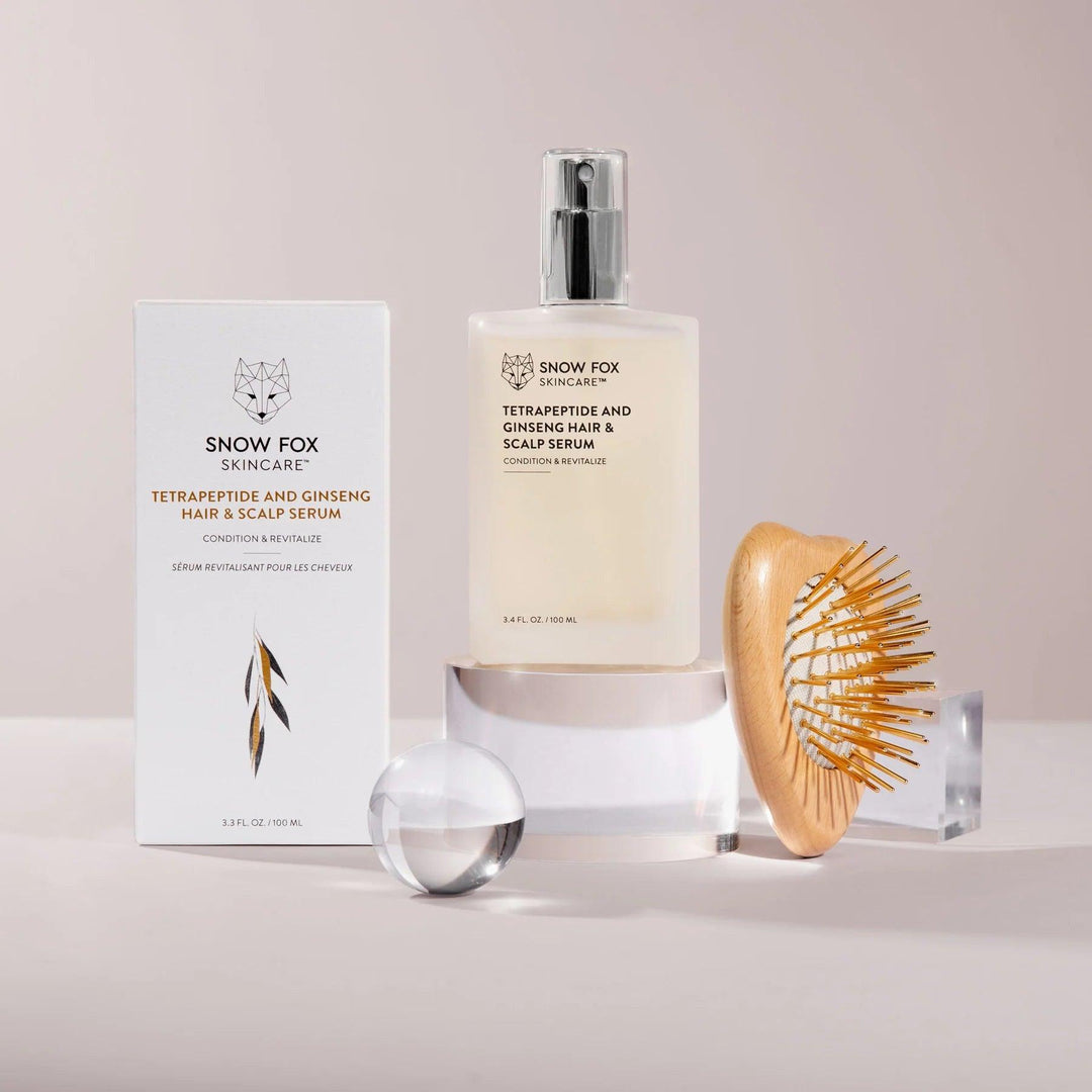 ☆新品未使用☆SNOW FOX ヘアブラシ 収納袋付き ギフトボックス入り