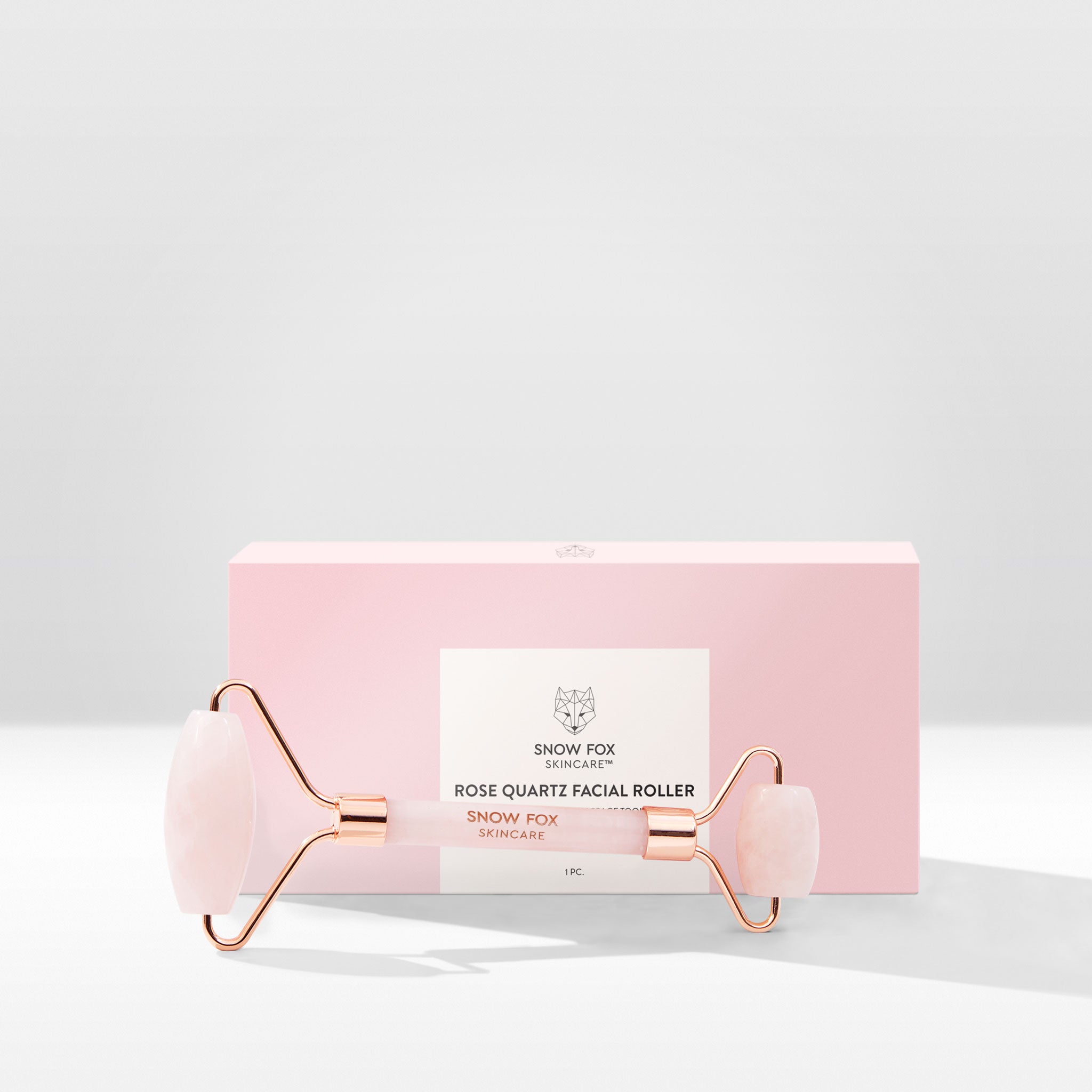 ローズ クォーツ フェイシャル ローラー SNOW FOX SKINCARE スノー
