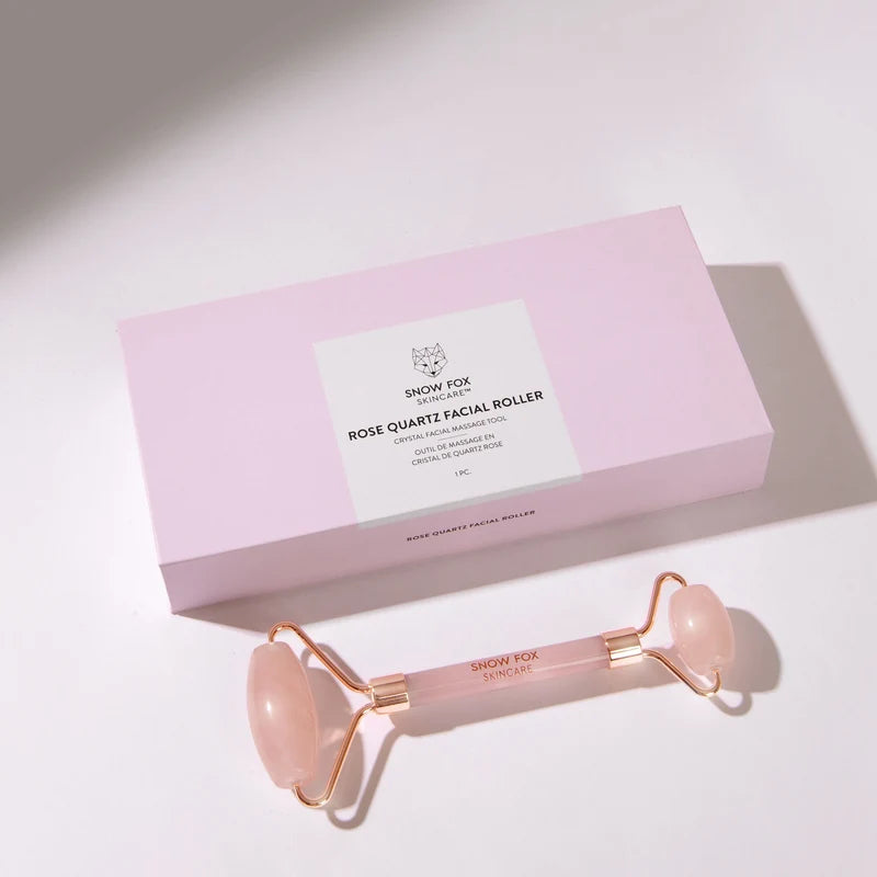 ローズ クォーツ フェイシャル ローラー SNOW FOX SKINCARE スノー