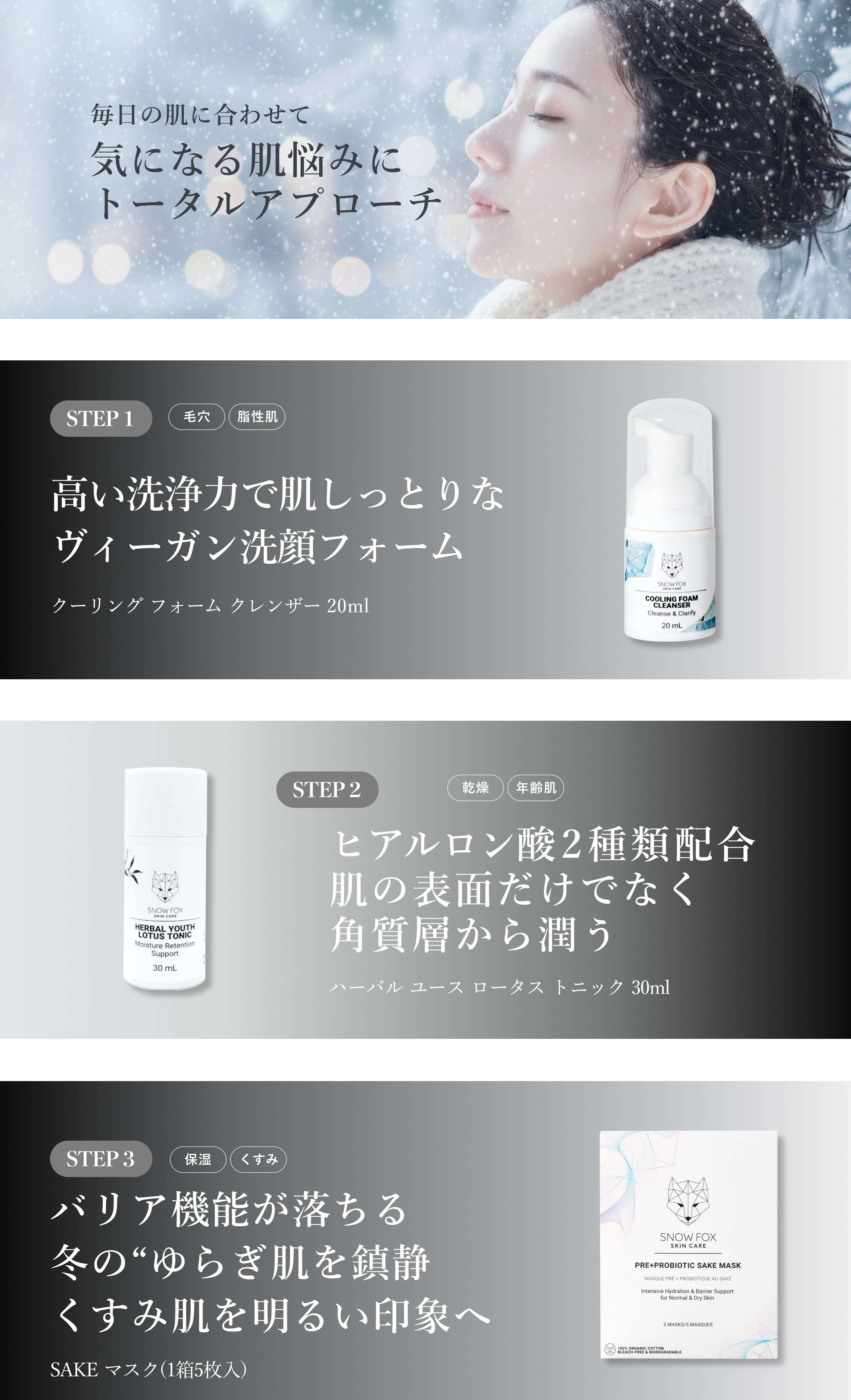 BLACK FOX 限定スキンケアセット