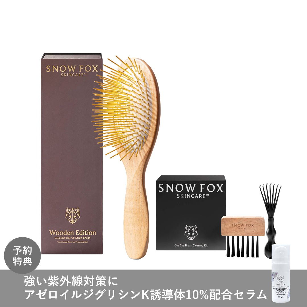 プレミアム FOX カッサ ウッド ヘアブラシ_SFWGSHRBCL