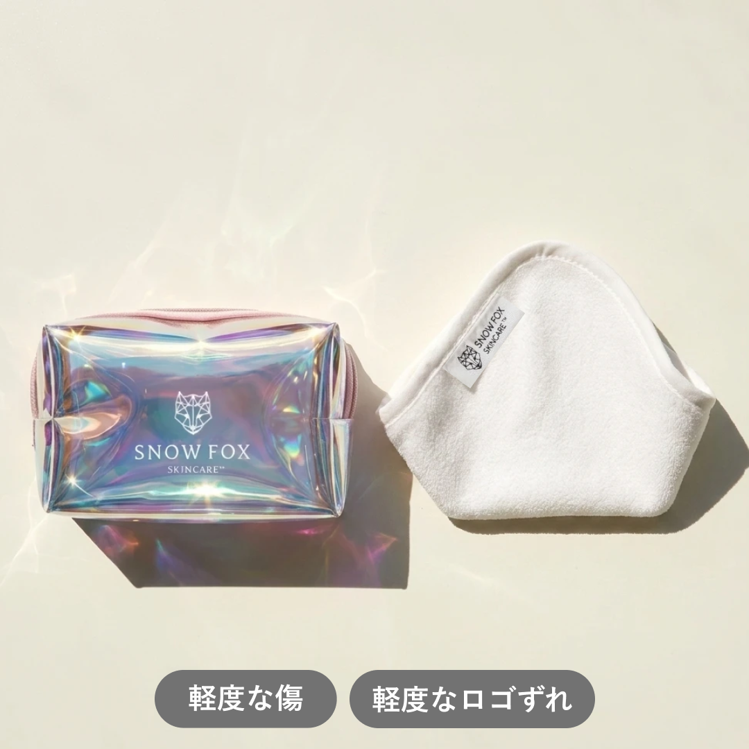 【SECRET SALE】ホログラムサマーミニポーチ (A) &  ハンカチタオル