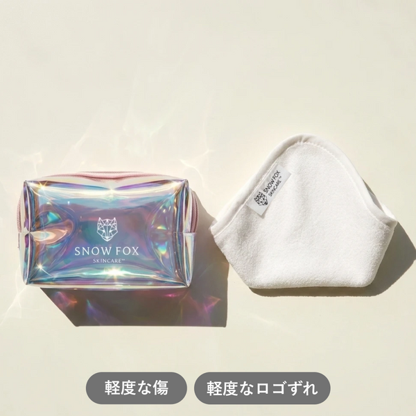 【SECRET SALE】ホログラムサマーミニポーチ (A) &  ハンカチタオル