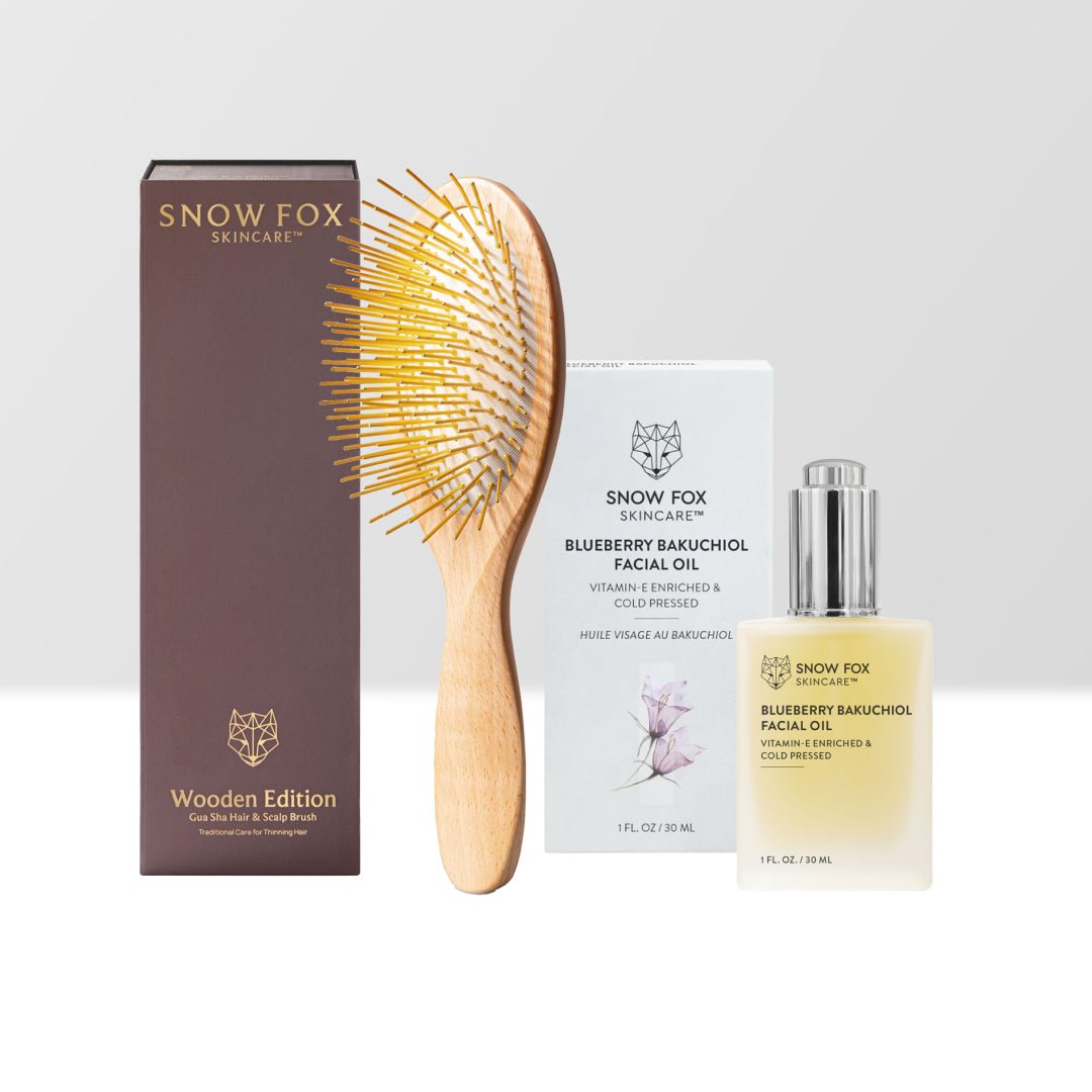 新品未使用　 FOX プレミアムFOXカッサウッドヘアブラシ箱有り プレミアム FOXカッサ ウッド ヘアブラシ｜ SNOW FOX SKINCARE