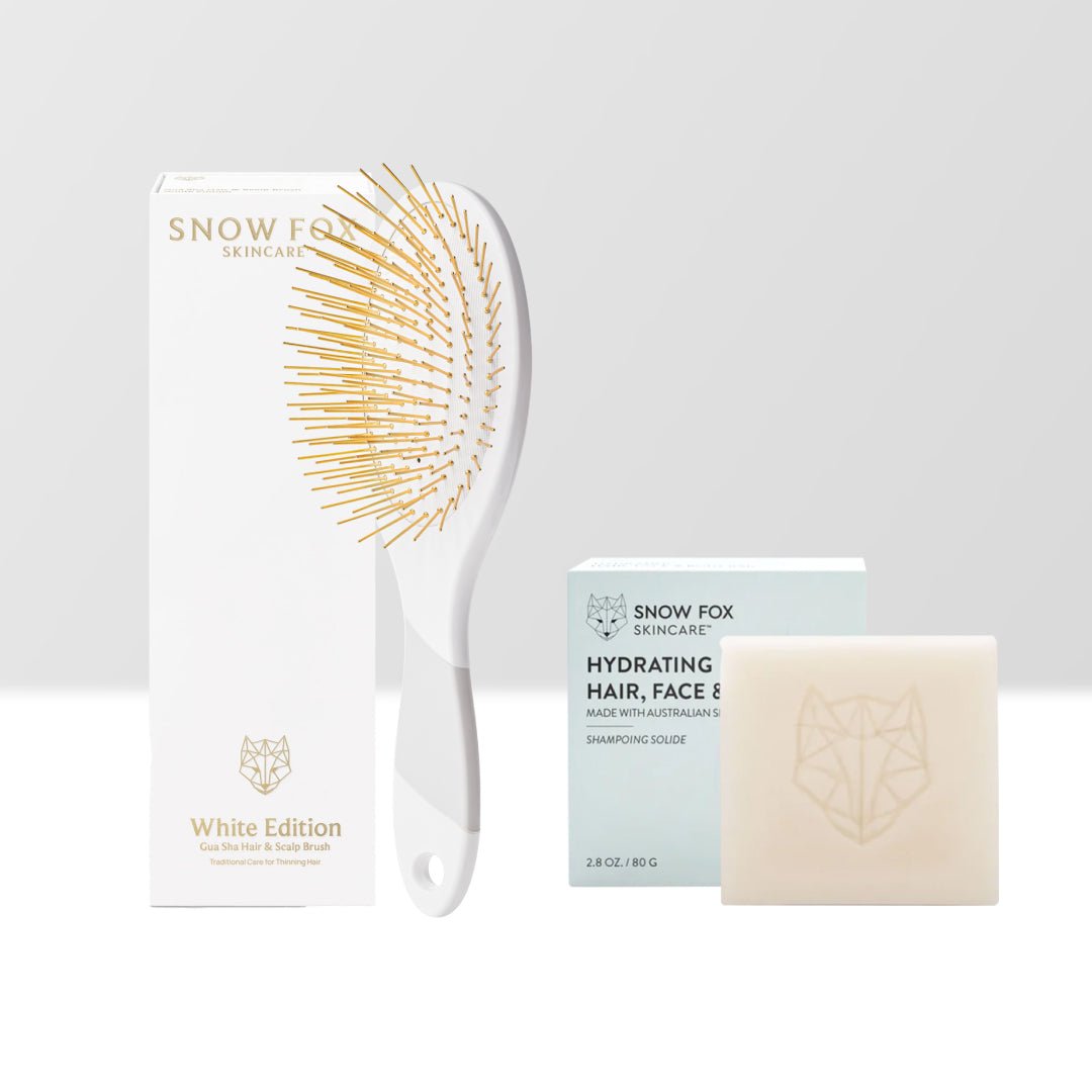 カッサ ヘアブラシ & ハイドレシャンプーバー_SFWEGSHRBHSET