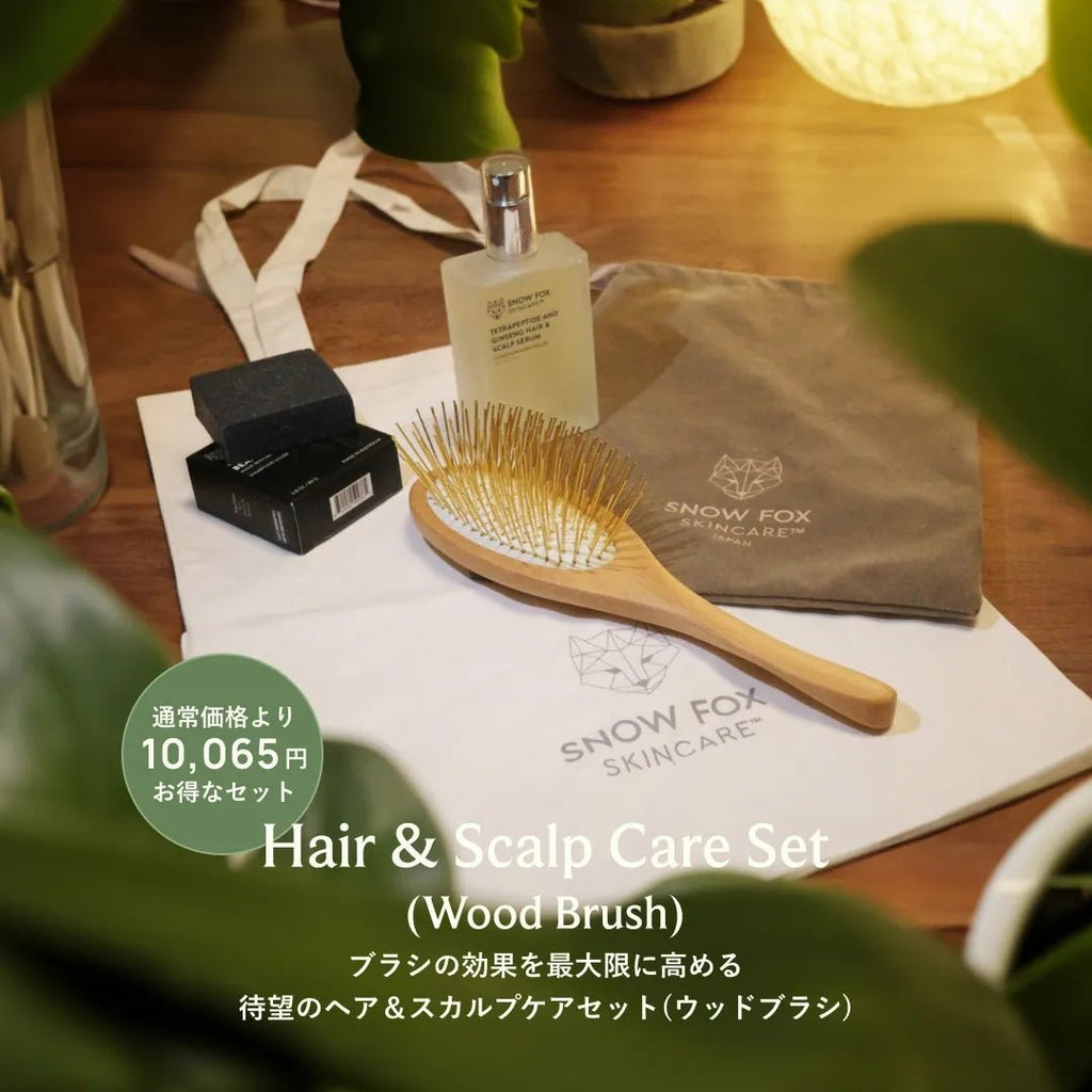 SNOW FOX スカルプブラシ 木製 収納袋付き product-584995.webp?v=