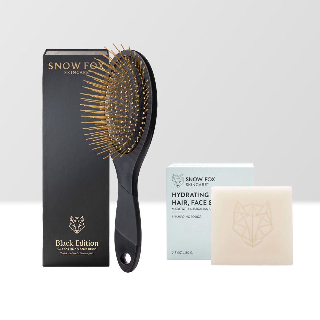 カッサ ヘアブラシ & ハイドレシャンプーバー_SFBEGSHRBHSET