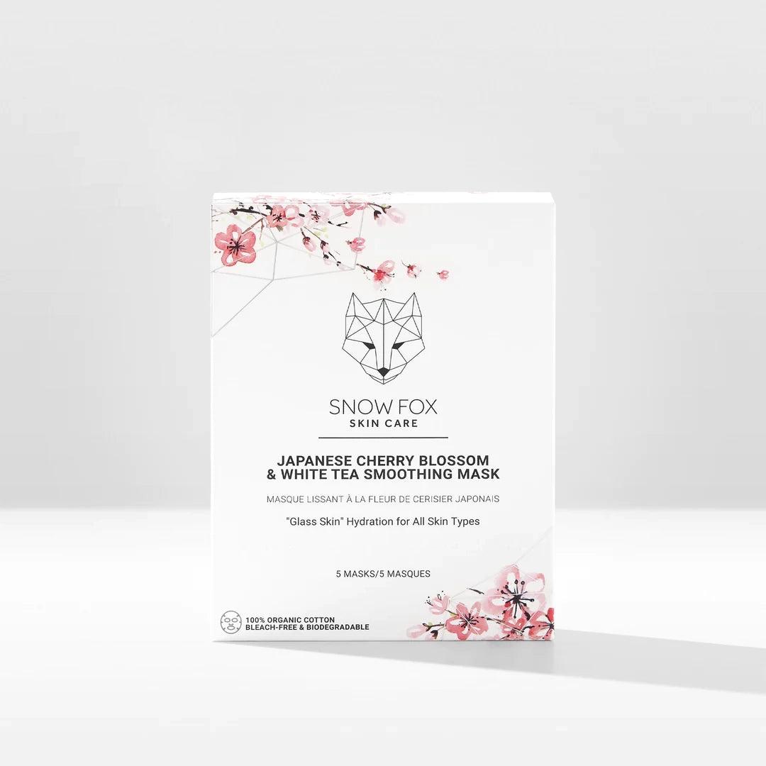 【SKINCARE SALE】桜＆ホワイトティー スムージング マスク(1箱5枚入)